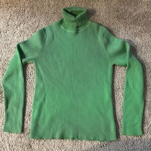 Ralph Lauren - green turtle 🐢 neck top